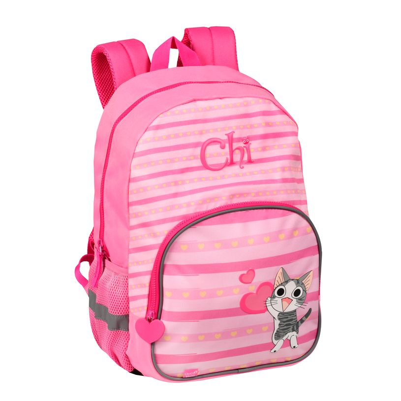 3371010516322-Quo Vadis - Sac à dos primaire - Chi - 28x40x16 cm - Toile (polyester) - 1 compartiment(s) - Avec bret--0