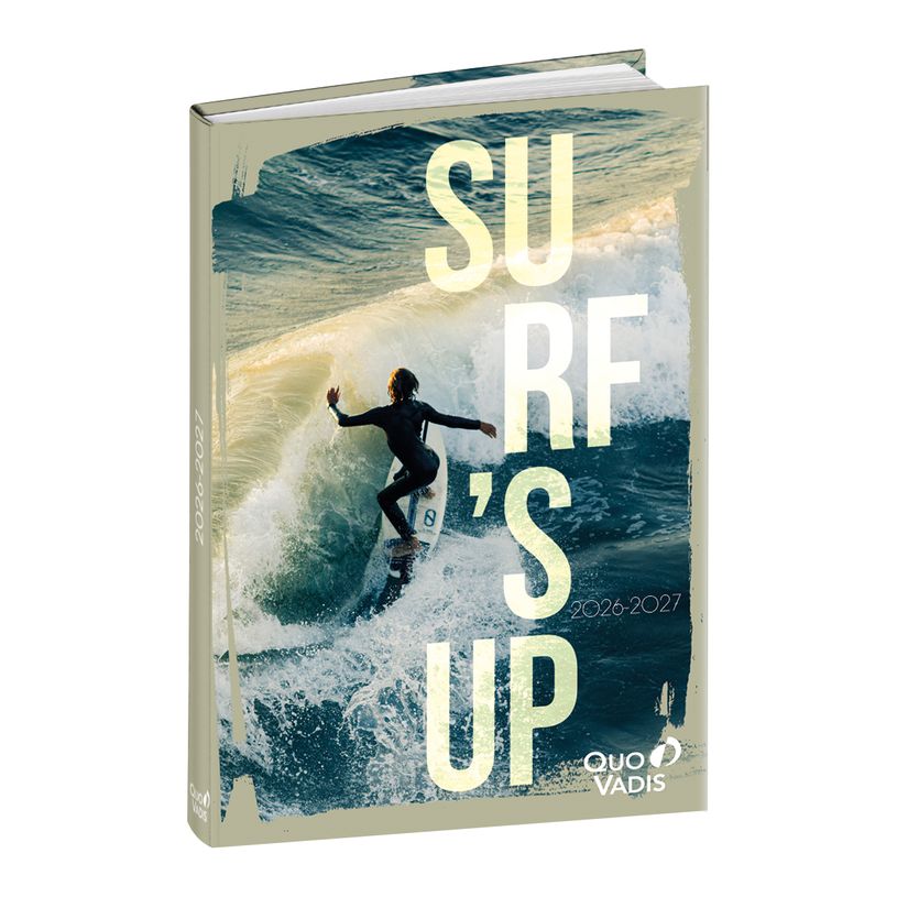 3371010484287-Quo Vadis - Agenda année scolaire - 2026-2027 - Eurotextagenda - Journalier - Multilingue - One Way - Multicolore - 12 mois de août à j--0