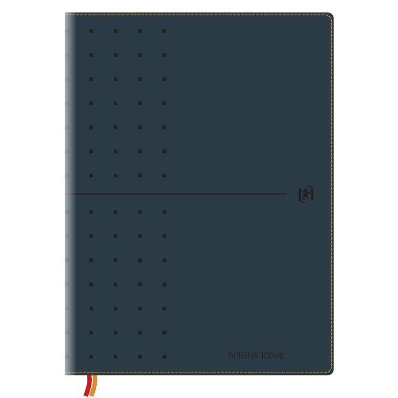 3147280283055-Agenda Oxford International - 16 mois - 1 semaine sur 2 pages - 21x29,7 cm - Colori Noir - Hamelin--0