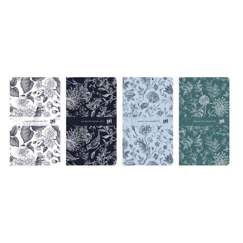 3147280273216-Agenda Oxford Romance scolaire 16 mois 9x17cm - Assorti--0