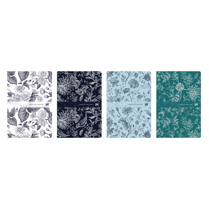 3147280273193-Agenda Oxford Romance 16 mois 16x24cm - Assorti--0