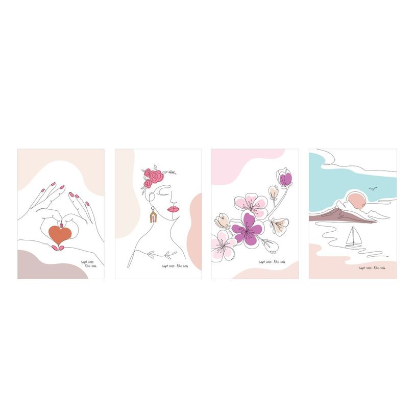 3147280085345-Agenda Lecas For me - 1 semaine sur 2 pages - 10 x 15 cm - différents modèles disponibles - Hamelin--0