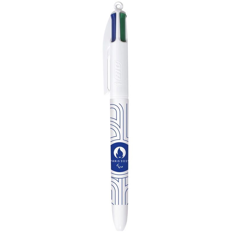 3086123730694-BIC 4 Couleurs JO Paris 2024 - Stylos-Billes Rétractables Pointe moyenne (1,0 mm) - 8 dé-P_405161028_4-3