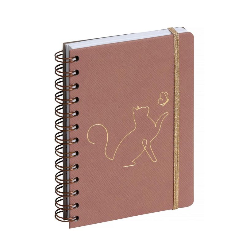 3660942084109-Agenda à spirale Elise - 1 jour par page - 12 x 17 cm - rose - Exacompta-P_405161234_1-0