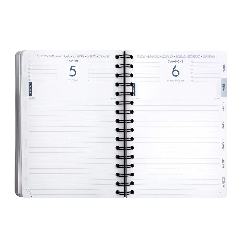 3660942077316-Agenda Age Bag - 1 jour par page - 15 x 21 cm - noir- Exacompta-P_405161266_1-2