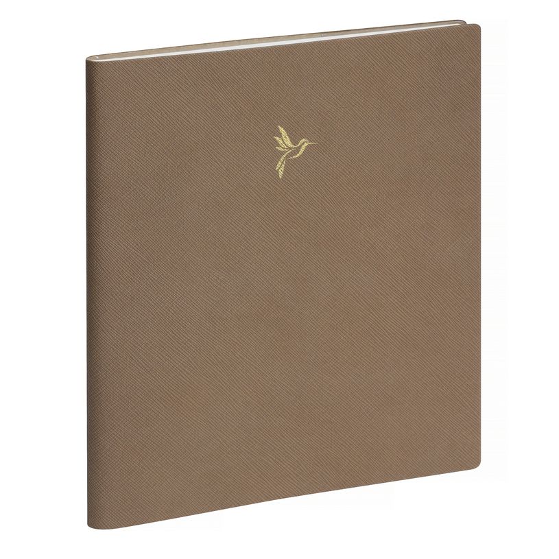 3660942084895-Agenda de bureau Elise - 1 semaine sur 2 pages - 18,5 x 22,5 cm - taupe - Exacompta-P_405161291_1-0