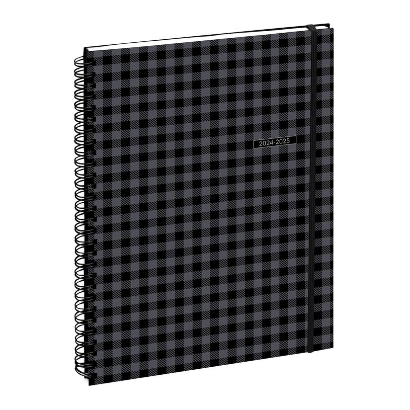 3660942084703-Agenda de bureau spiralé 16 mois Casual - 1 semaine sur 2 pages - A4 (21x29,7 cm) - gris -P_405161304_1-0