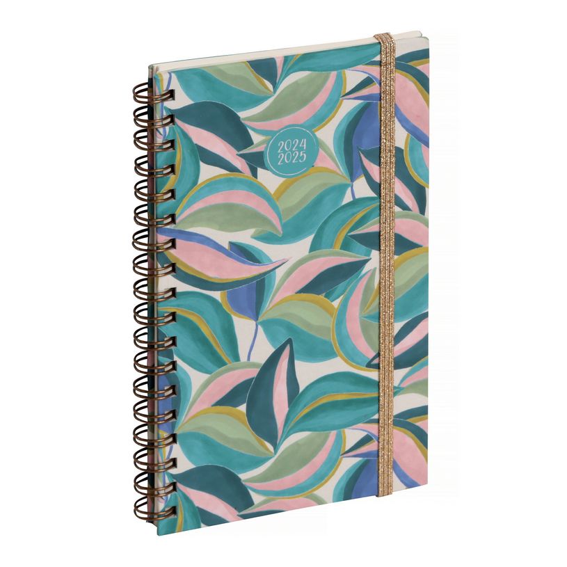 3660942084321-Agenda de poche spiralé 16 mois Capucine - 1 semaine sur 2 pages - 9 x 16 cm - bleu - Exa-P_405161331_1-0