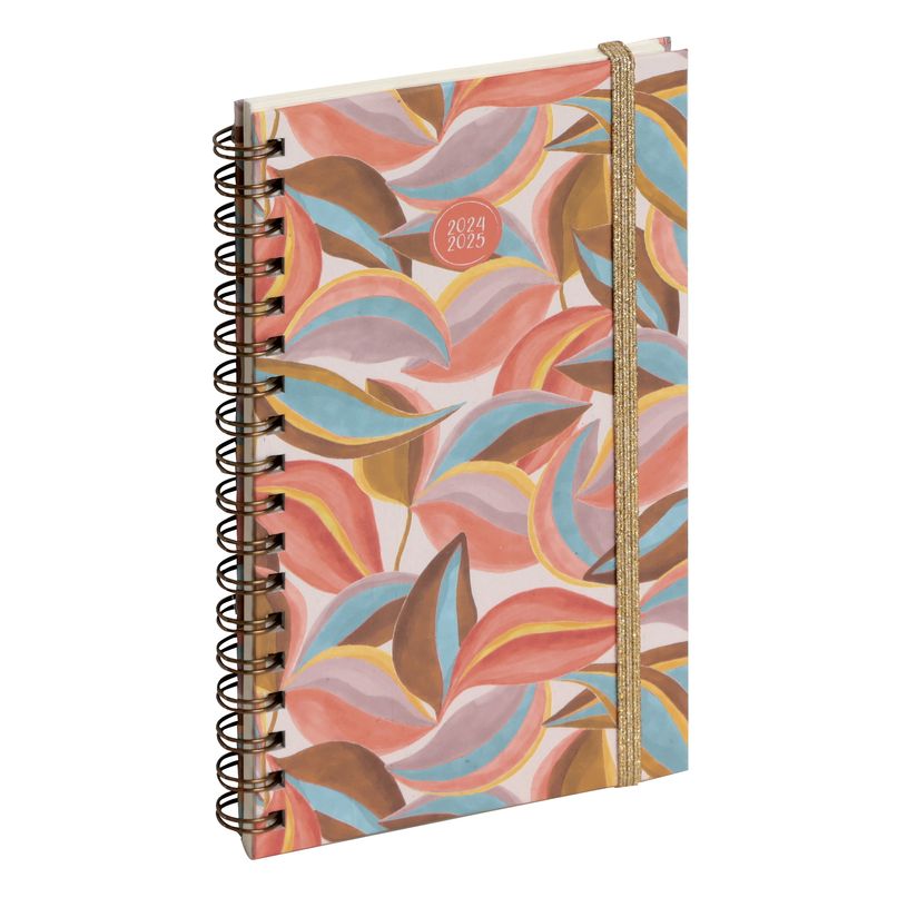 3660942084338-Agenda de poche spiralé 16 mois Capucine - 1 semaine sur 2 pages - 9 x 16 cm - rose - Exa-P_405161332_1-0