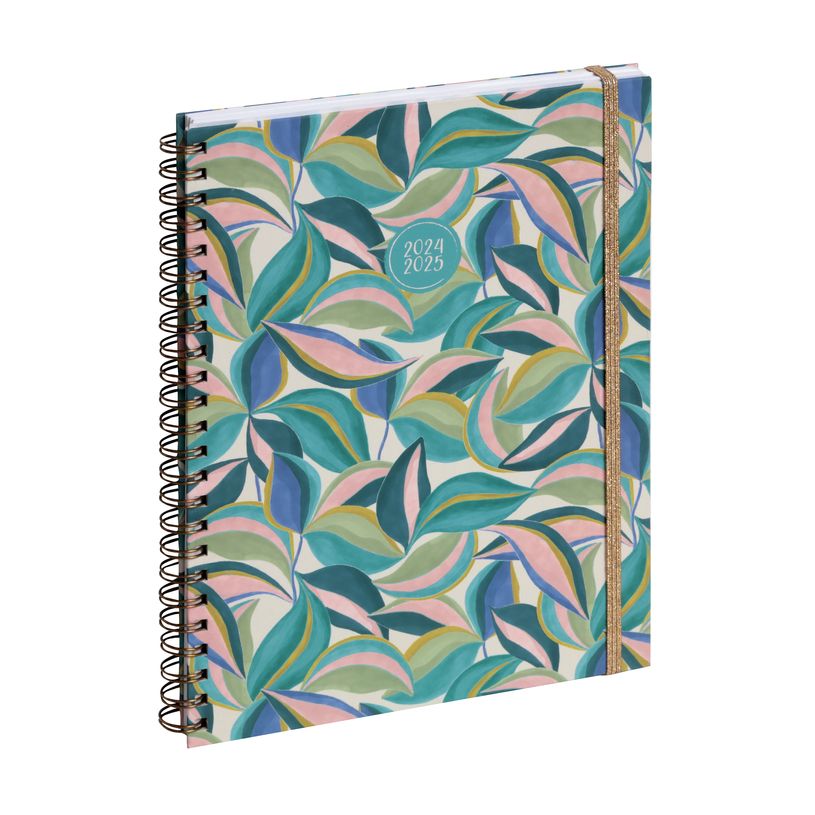 3660942084369-Agenda de bureau spiralé 16 mois Capucine - 1 semaine sur 2 pages - 15 x 21 cm - bleu - E-P_405161335_1-0