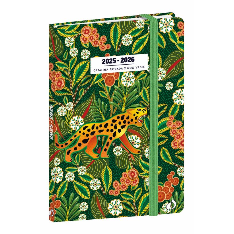 3371010497775-Agenda à élastique Catalina Estrada - 1 semaine sur 2 pages - 10 x 15 cm - tigre - Quo V-P_405161634_1-0