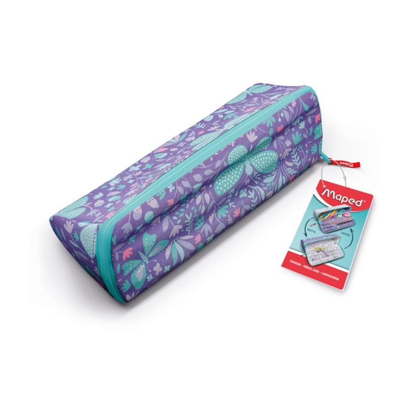 3154149319121-Maped - Trousse à ouverture XXL Pastel 1 compartiment - papillon - réversible et personn-P_405161803_1-4