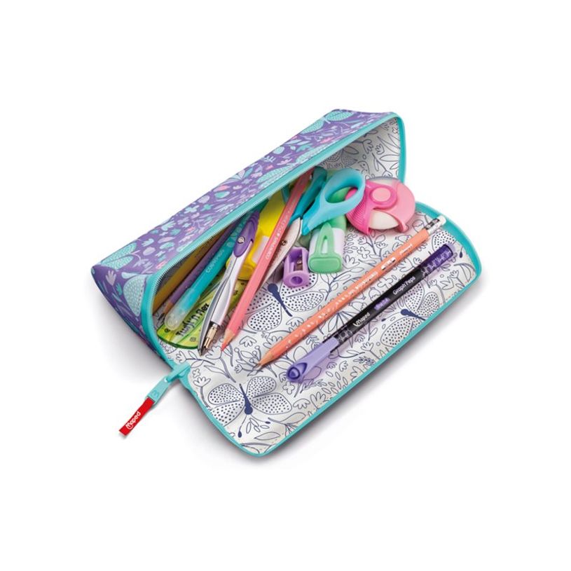 3154149319121-Maped - Trousse à ouverture XXL Pastel 1 compartiment - papillon - réversible et personn-P_405161803_7-5