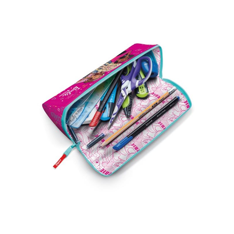 3154149319152-Maped Licence Barbie - Trousse à ouverture XXL - rose-P_405161807_1-1