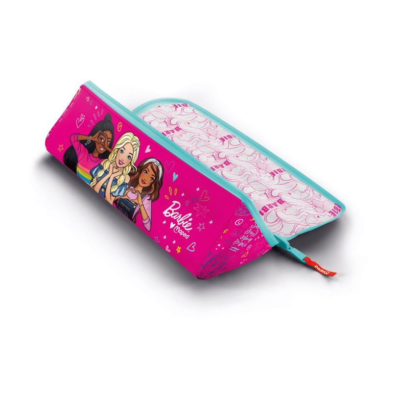 3154149319152-Maped Licence Barbie - Trousse à ouverture XXL - rose-P_405161807_6-3