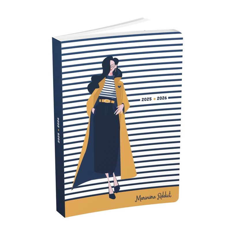 3147280273230-Agenda Marinière Addict - 1 jour par page - 12 x 17 cm - différents modèles disponibles-P_405161811_3-1