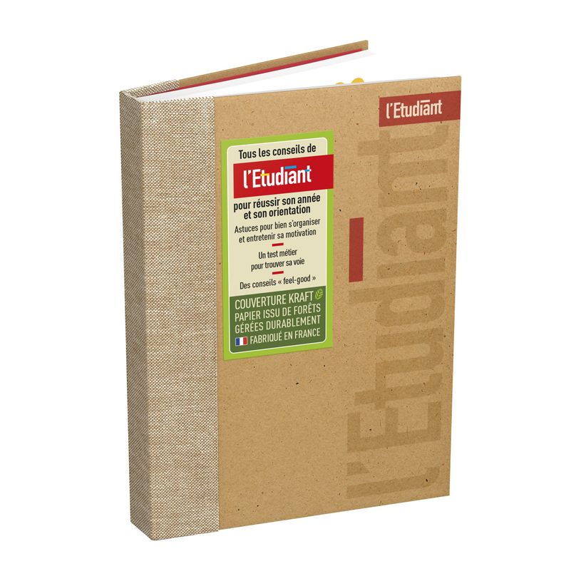 3147280241741-Agenda L'Etudiant Eco responsable - 1 jour par page - 15 x 20 cm - kraft/beige - Hamelin-P_405161831_1-0