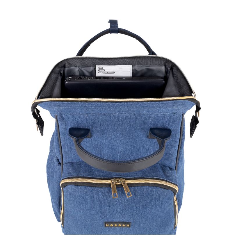3020120212371-Sac à dos Morgan Denim - 1 compartiment - Hamelin-P_405161843_1-0
