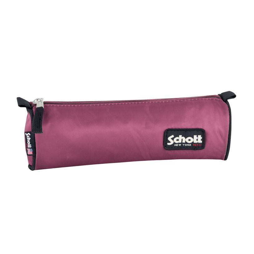 3020120212067-Trousse ronde Schott Bombers - 1 compartiment - prune - Hamelin-P_405161864_1-0