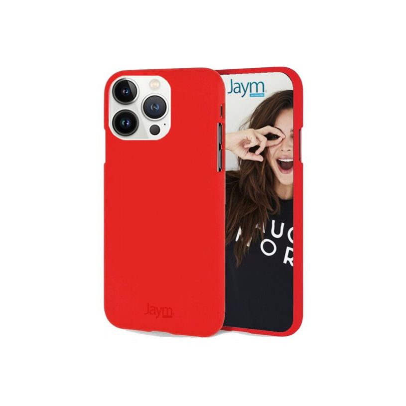 3701263523806-JAYM Soft Feeling Premium - Coque de protection pour iPhone 15 Pro - rouge -P_405161891_1-0