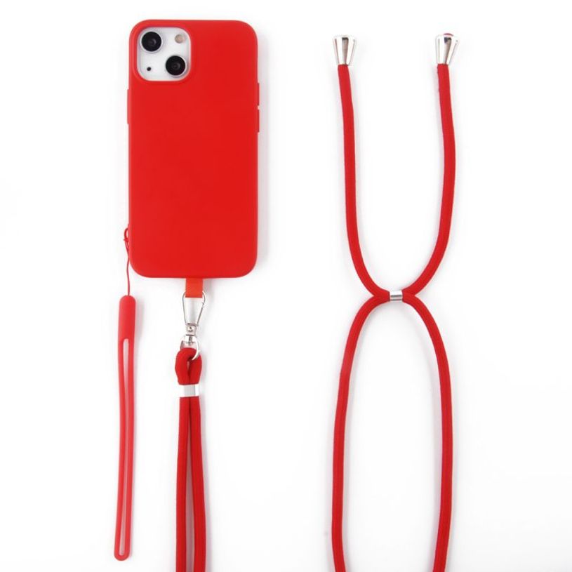 3701263520904-JAYM POP - Coque de protection + tour de cou et poignet pour Galaxy A14, A14 5G - rouge-P_405161901_5-4