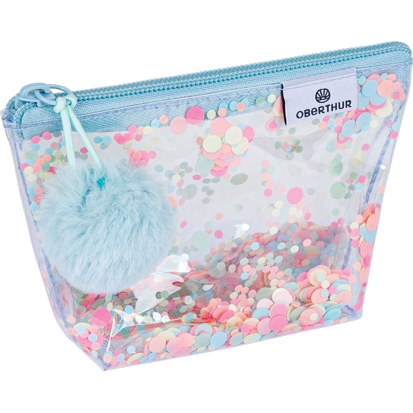 3664447173986-Porte-monnaie Confettis - 1 compartiment - 3 décors assortis - Oberthur--0