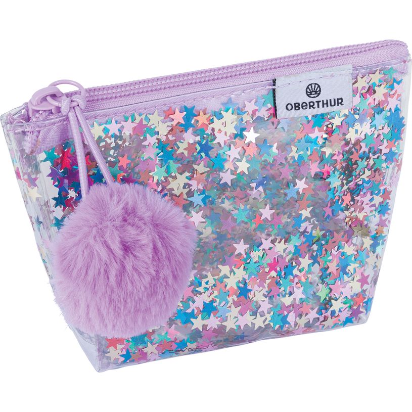 3664447173986-Porte-monnaie Confettis - 1 compartiment - 3 décors assortis - Oberthur--2