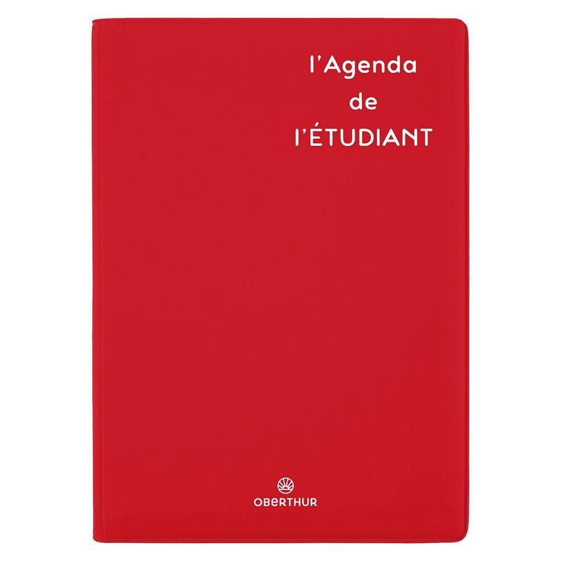 3664447174570-Agenda Humour Gomme - 1 jour par page - 13 x 18 cm - rouge - Oberthur-P_405162044_1-0