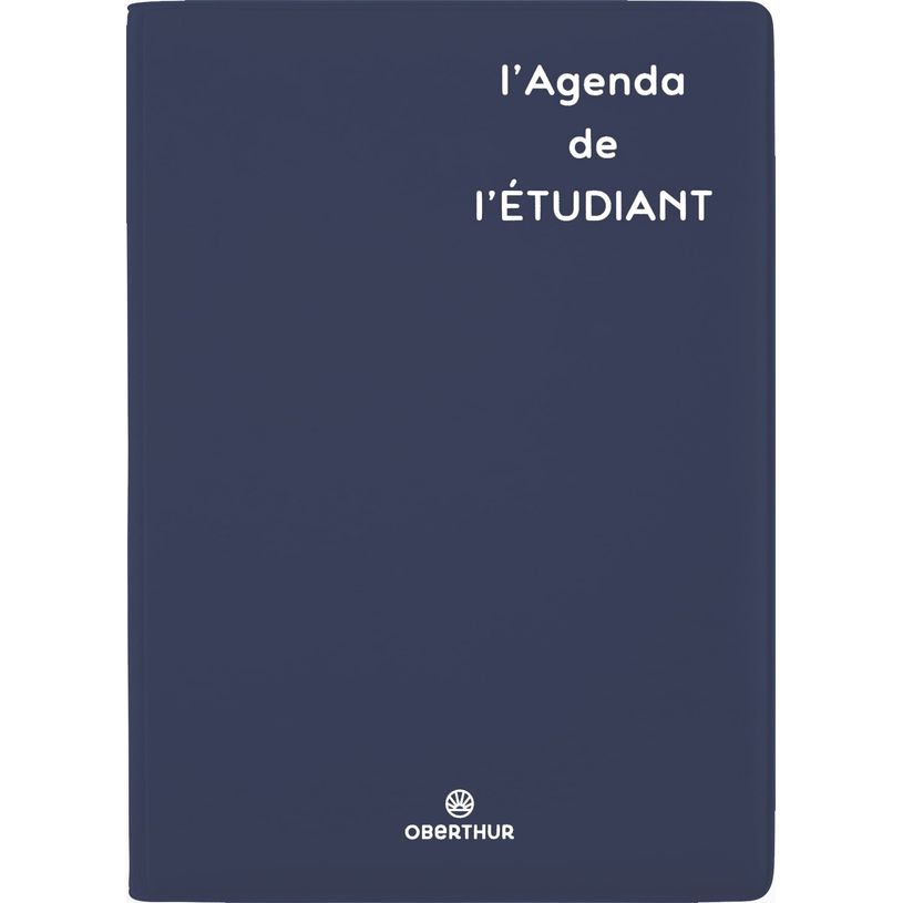 3664447174594-Agenda Humour Gomme - 1 jour par page - 13 x 18 cm - bleu marine - Oberthur-P_405162045_1-0