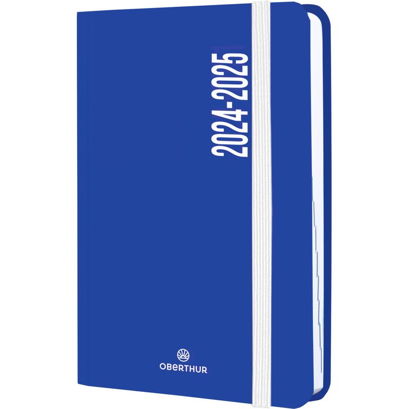 3664447174662-Agenda à élastique Alabama - 1 jour par page - 12,5 x 17,5 cm - bleu marine - Oberthur-P_405162048_1-0