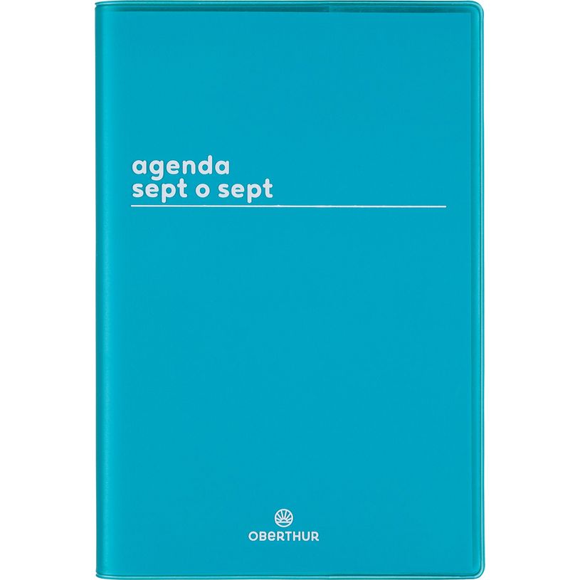 3664447174983-Agenda Boréal - 1 semaine sur 2 pages - 10 x 15 cm - vert - Oberthur-P_405162058_1-0