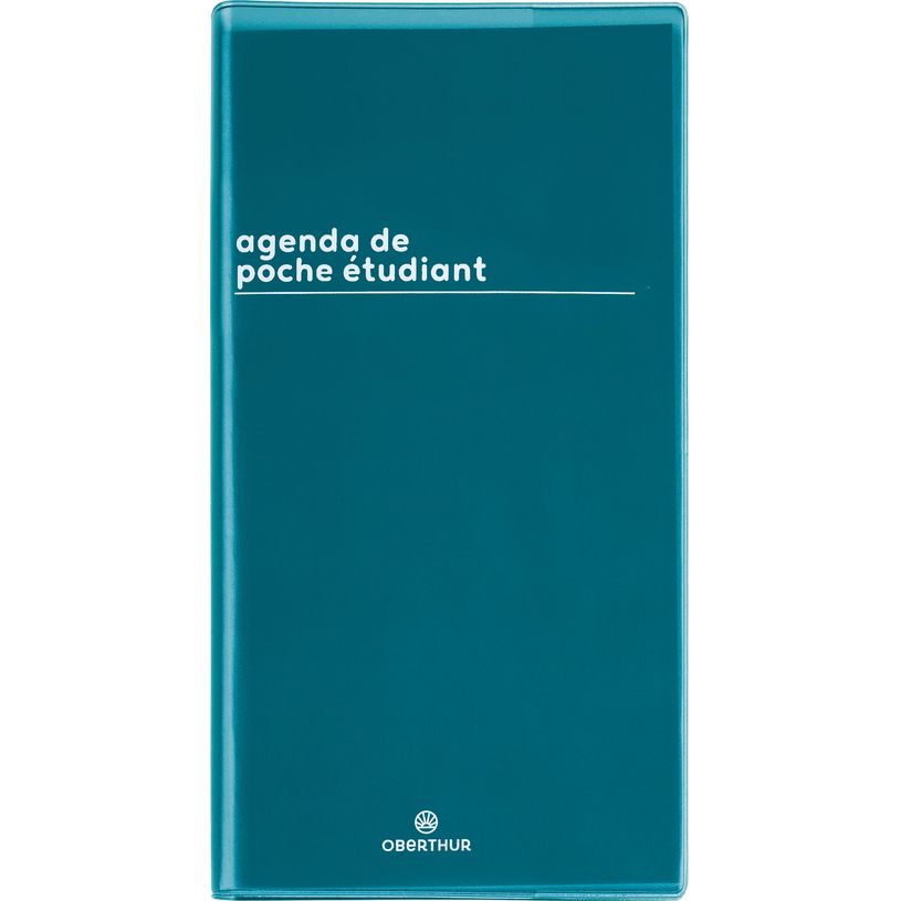 3664447175256-Agenda de poche Boréal - 1 semaine sur 2 pages - 9,5 x 18 cm - vert - Oberthur-P_405162067_1-0