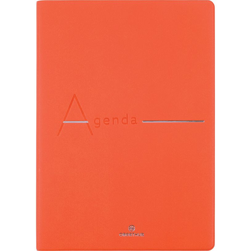 3664447170305-Agenda 16 mois Bora - 1 semaine sur 2 pages - 15 x 21 cm - orange - Oberthur-P_405162107_1-0