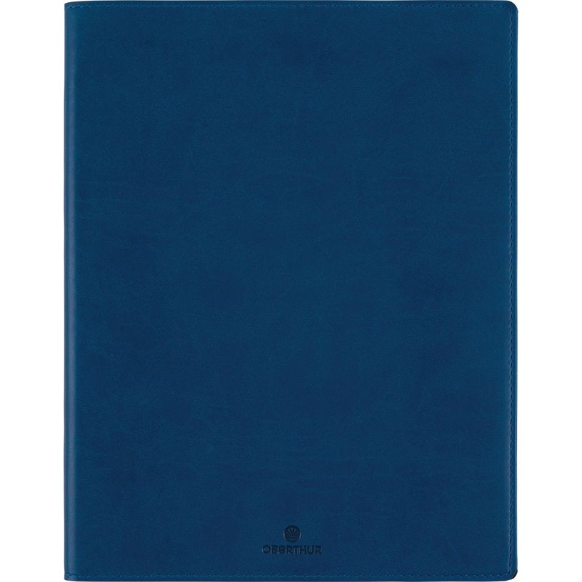 3664447169224-Agenda Dayton - 1 semaine sur 2 pages - 22 x 28 cm - bleu marine - Oberthur-P_405162146_1-0