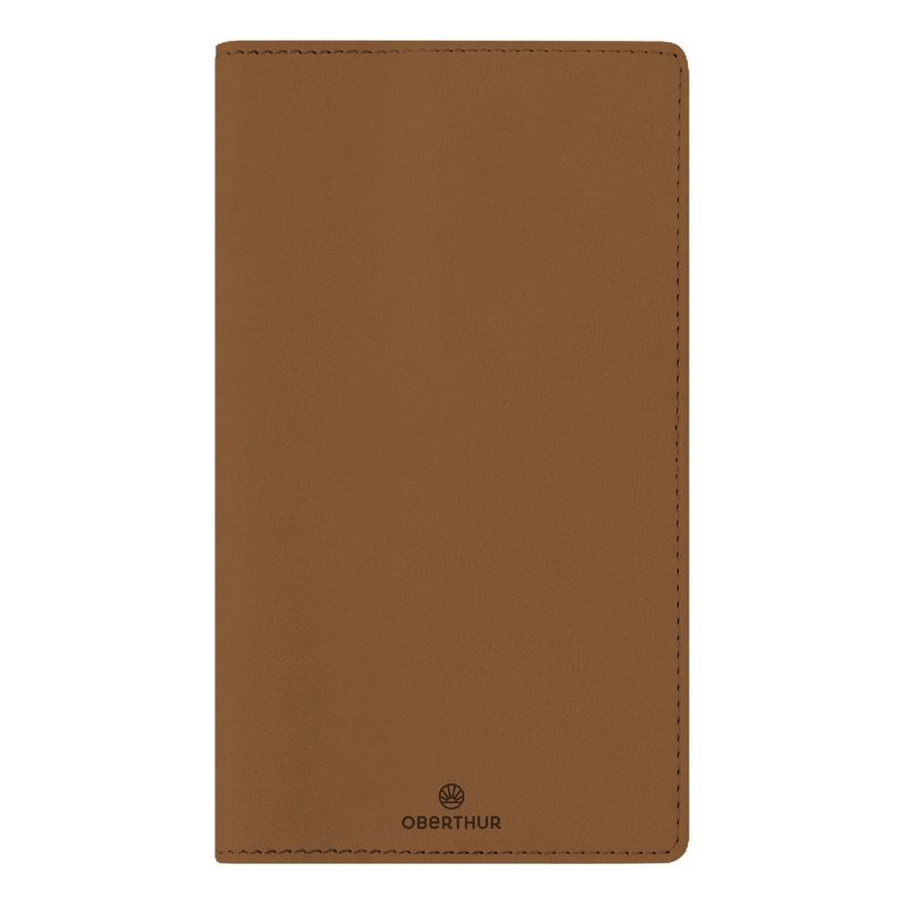 3664447169415-Agenda de poche Dayton - 1 semaine sur 2 pages - 9,5 x 17,5 cm - camel - Oberthur-P_405162165_1-0