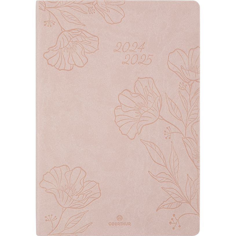 3664447168654-Agenda Summerside - 1 semaine sur 2 pages - 17 x 24,5 cm - nude - Oberthur-P_405162221_1-0