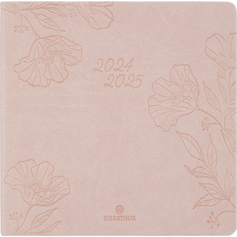 3664447168692-Agenda Summerside - 1 semaine sur 2 pages - 16,5 x 16,5 cm - nude - Oberthur-P_405162225_1-0