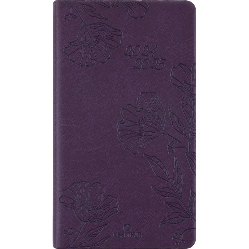 3664447168760-Agenda de poche Summerside - 1 semaine sur 2 pages - 9,5 x 17,5 cm - prune - Oberthur-P_405162231_1-0