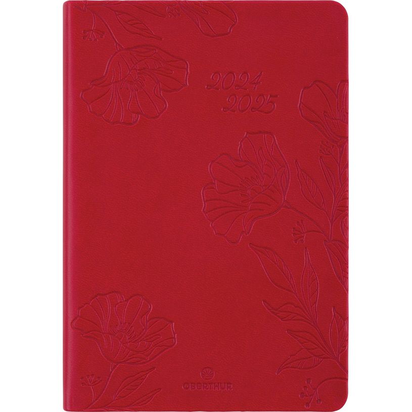 3664447168814-Agenda Summerside - 1 semaine sur 2 pages - 10 x 15 cm - rouge - Oberthur-P_405162236_1-0