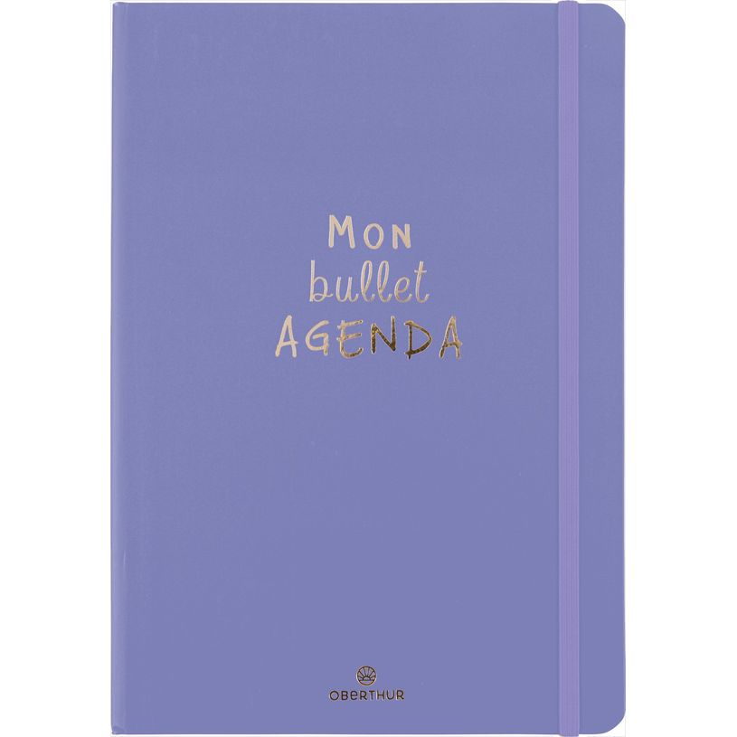 3664447170343-Bullet Agenda - 1 semaine sur 2 pages - 15 x 21 cm - lavande - Oberthur-P_405162239_1-0