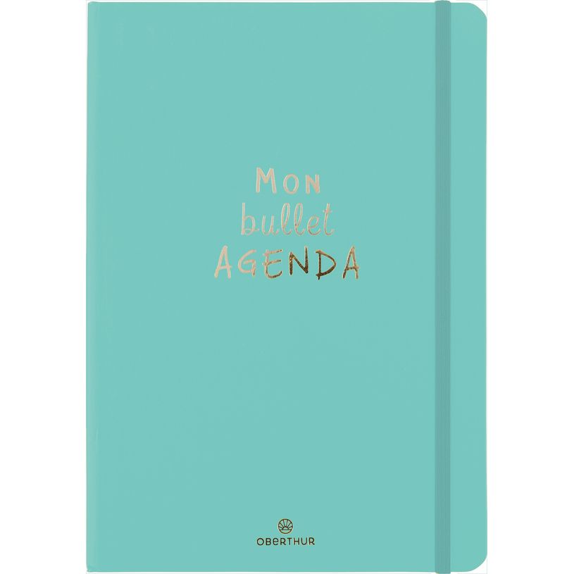 3664447170367-Bullet Agenda - 1 semaine sur 2 pages - 15 x 21 cm - vert menthe - Oberthur-P_405162241_1-0