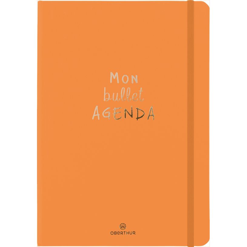 3664447170374-Bullet Agenda - 1 semaine sur 2 pages - 15 x 21 cm - orange - Oberthur-P_405162242_1-0