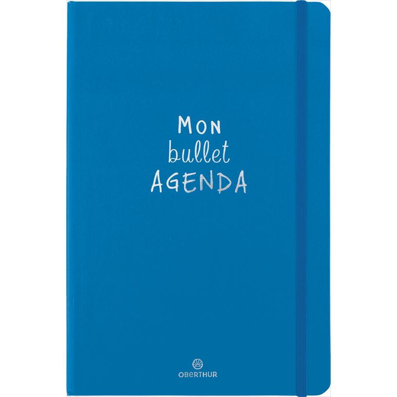 3664447172897-Bullet Agenda - 1 semaine sur 2 pages - 10 x 15 cm - bleu - Oberthur-P_405162243_1-0