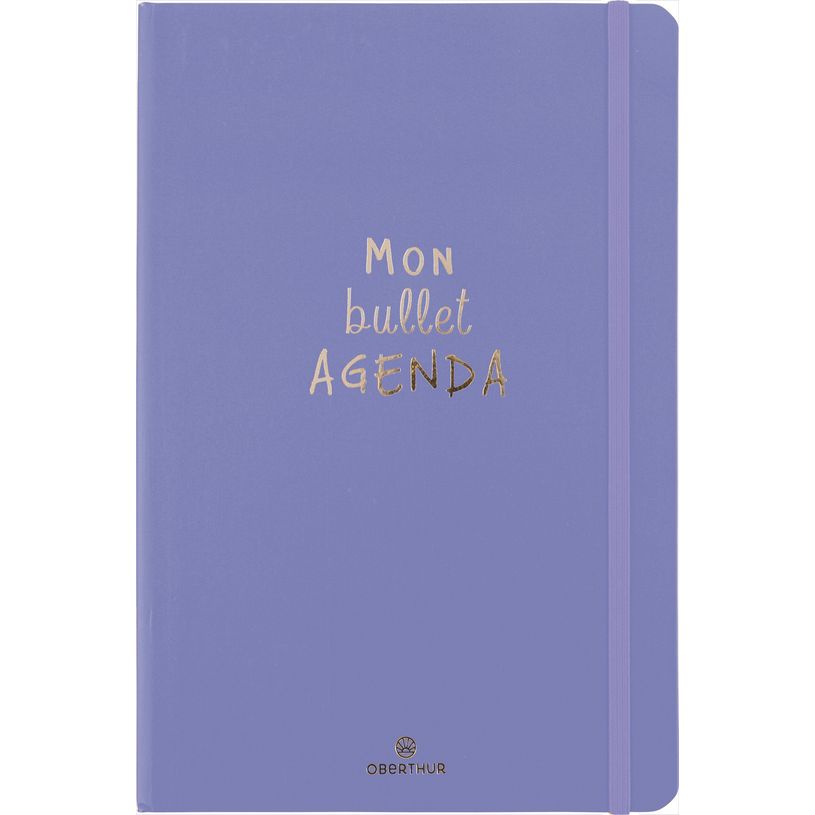 3664447172903-Bullet Agenda - 1 semaine sur 2 pages - 10 x 15 cm - lavande - Oberthur-P_405162244_1-0