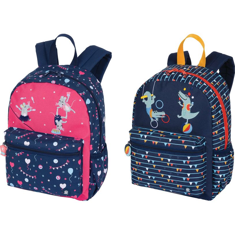 3664447172347-Sac à dos maternelle Circus - 1 compartiment - crocodile ou souris - Oberthur-P_405162318_1-0