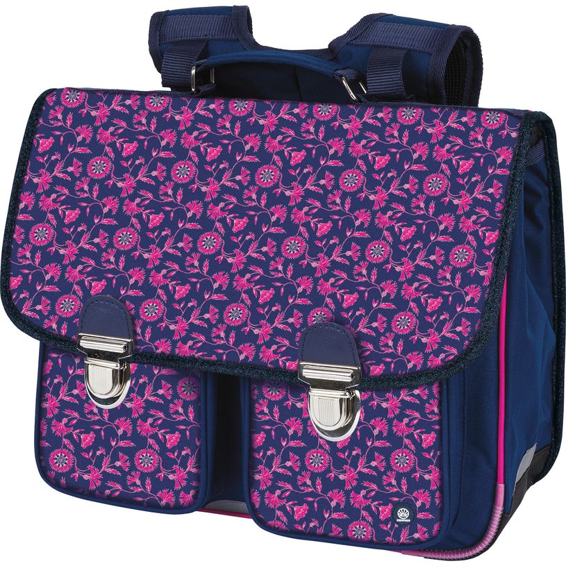 3664447172132-Cartable Les Scolaires (fille) - 38 cm - 2 compartiments - Oberthur-P_405162330_1-0