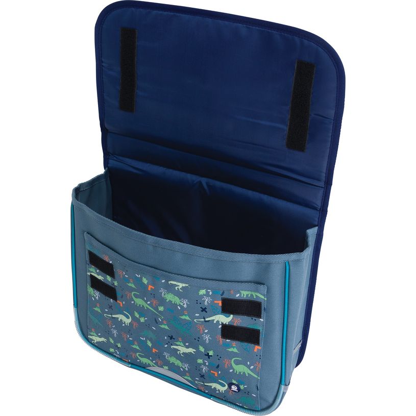 3664447172262-Cartable maternelle Dino - 35 cm - 1 compartiment - bleu et gris - Oberthur-P_405162333_5-4