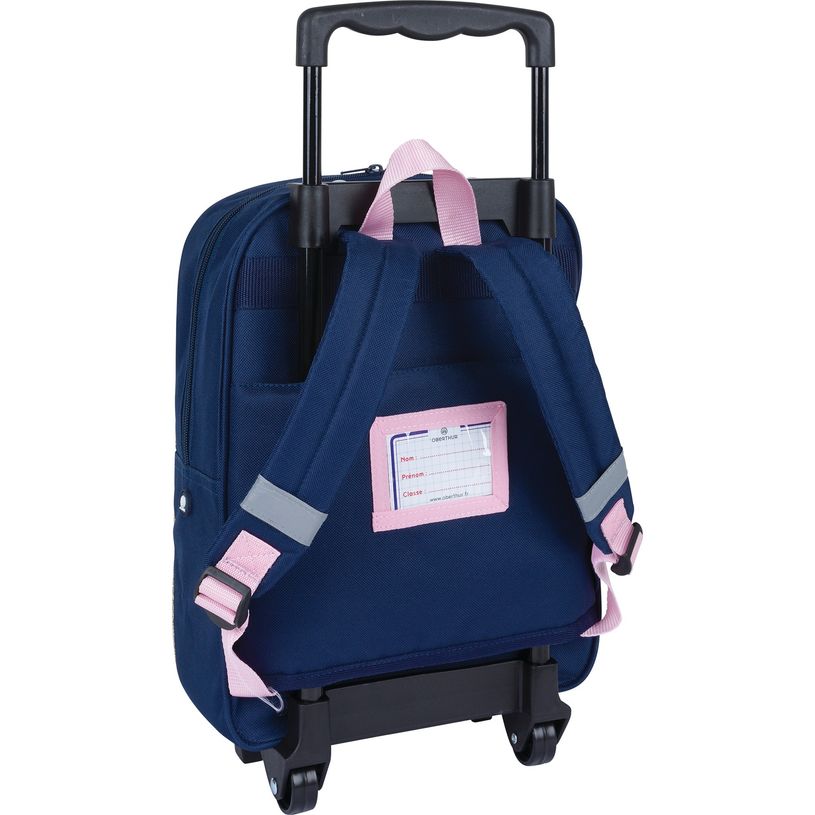 3664447172170-Sac maternelle à roulettes Chaton - 1 compartiment - Oberthur-P_405162366_2-1