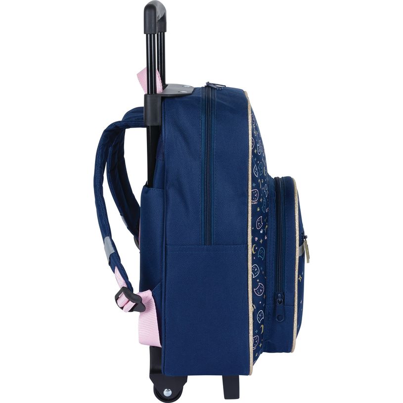 3664447172170-Sac maternelle à roulettes Chaton - 1 compartiment - Oberthur-P_405162366_3-2