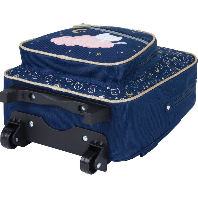 3664447172170-Sac maternelle à roulettes Chaton - 1 compartiment - Oberthur-P_405162366_4-3